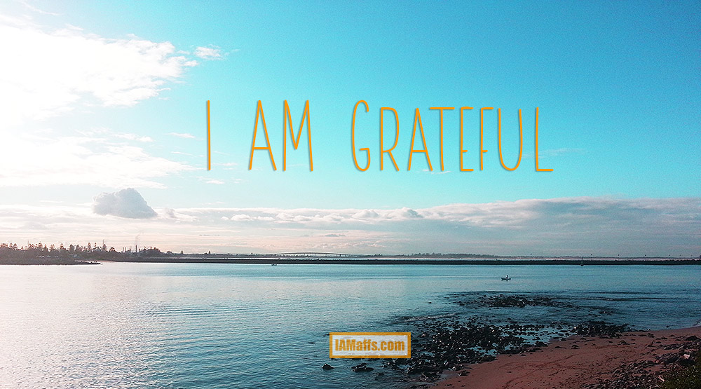 I am grateful